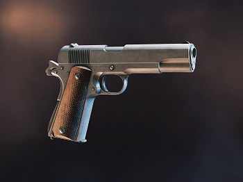 Nickel M1911A1 Colt