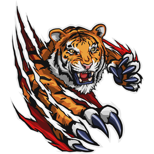 Декаль «Боевой тигр»