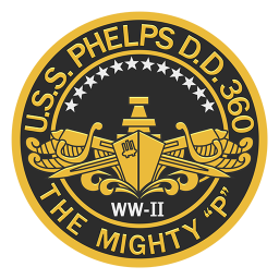 USS Phelps 的贴花徽章